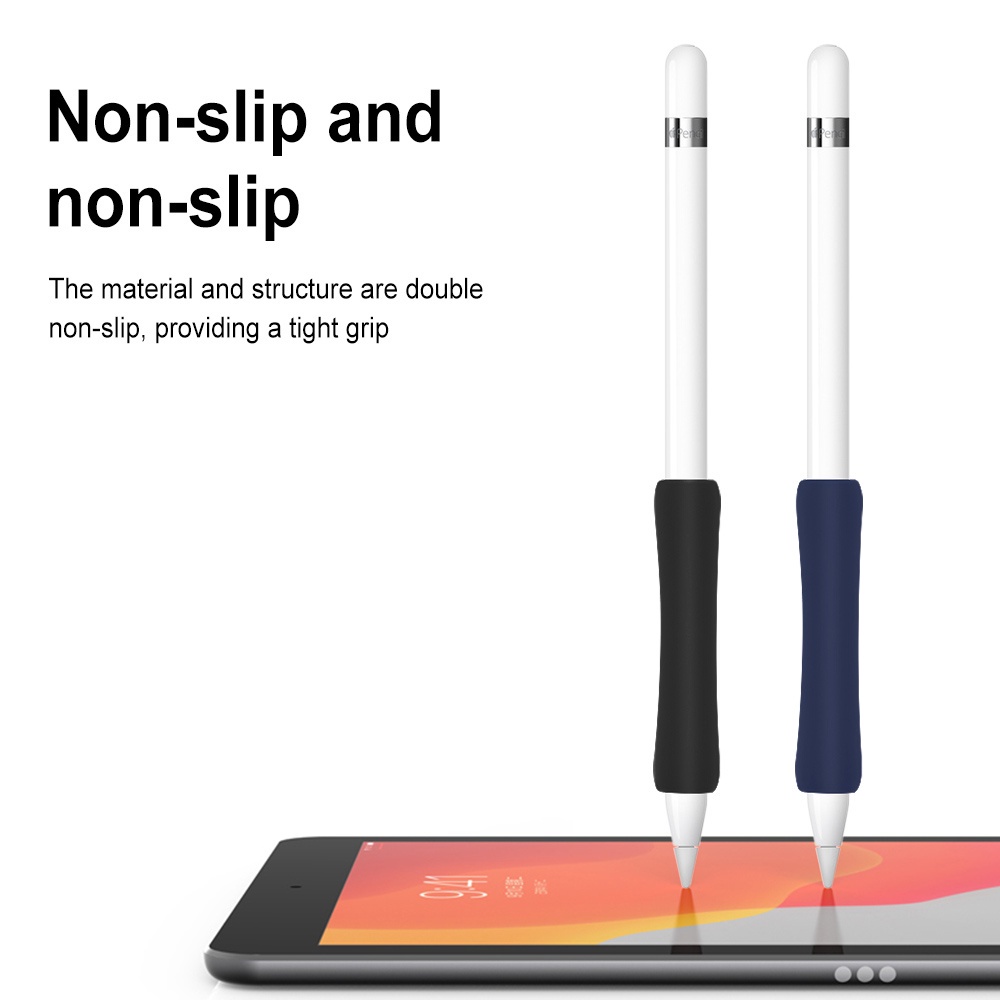 Vỏ Bảo Vệ Bút Cảm Ứng Bằng Silicon Mềm Nhiều Màu Chống Trượt Cho App1e Pencil 1 / 2