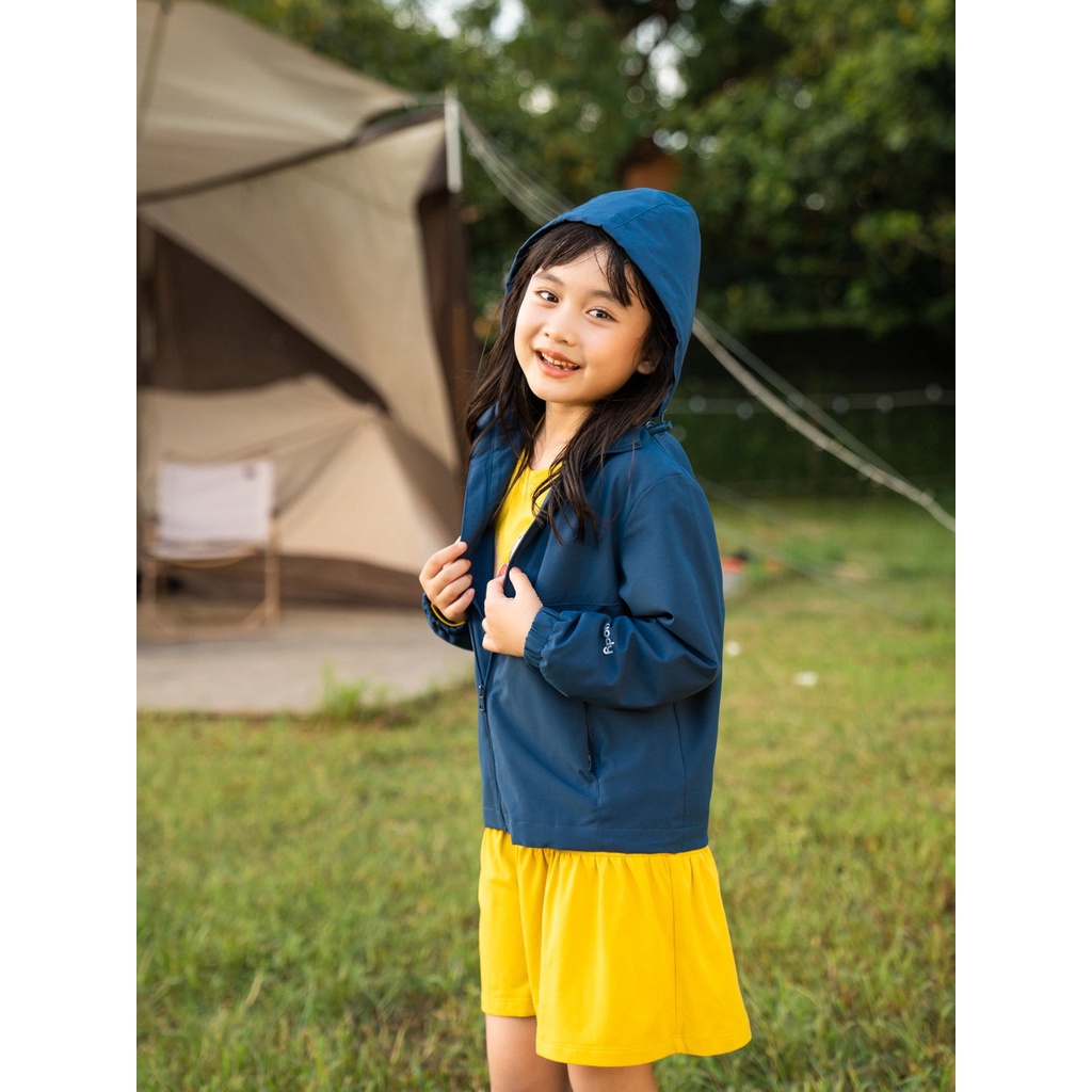 Áo Khoác YODY 2 Lớp Cơ Bản, Chất Liệu Vải Gió Cho Bé 3C Plus  AKK5019