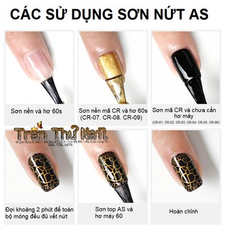 Sơn gel AS - màu nứt mã CR
