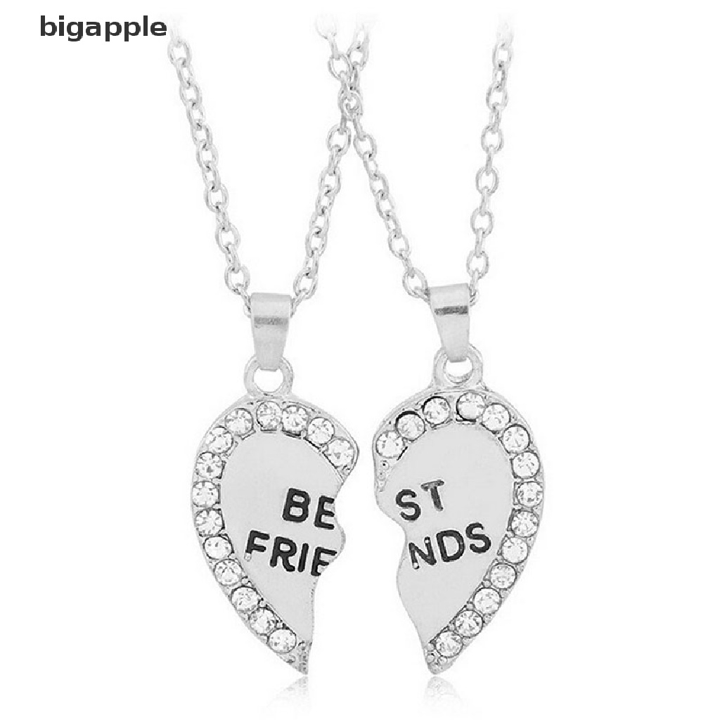 Vòng cổ Mặt Hình Trái Tim Khắc Chữ Best Friend Thời Trang Dành Cho Nữ