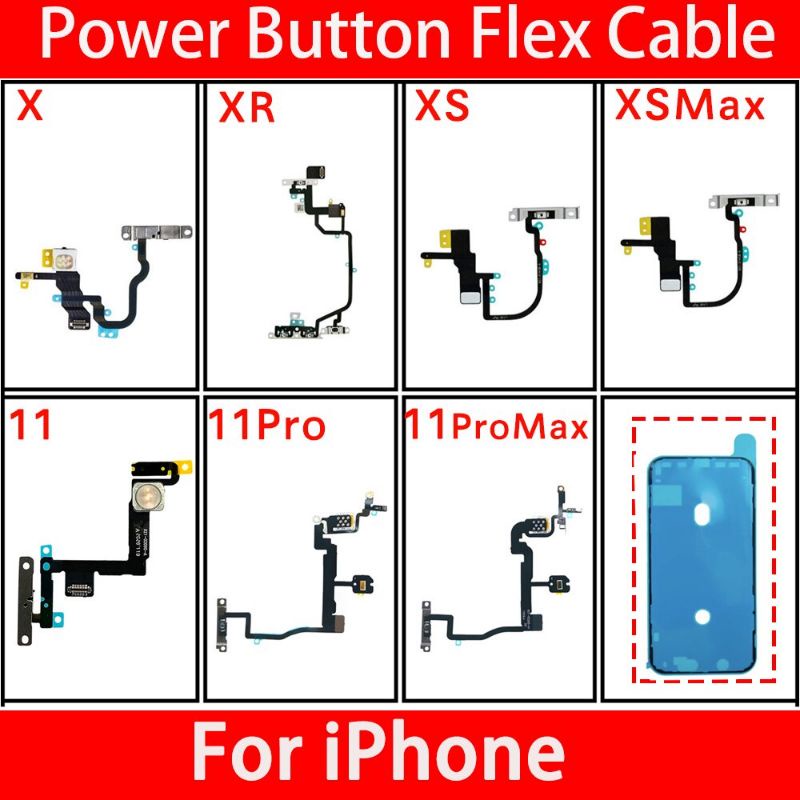 Cáp nguồn X/Xr/Xs/Xsm/11/11pro/11prm zin bóc máy