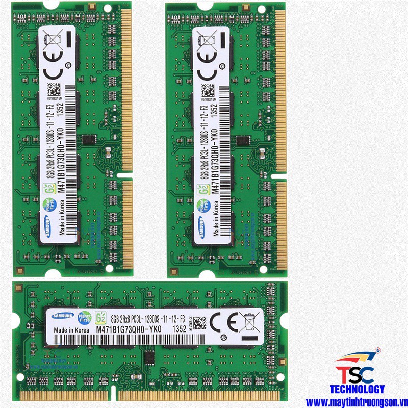 Ram3 Laptop DDR3 8GB PC3L - 12800s Buss 1600Mhz | Hãng Samsung/ Hynix/ Kingston