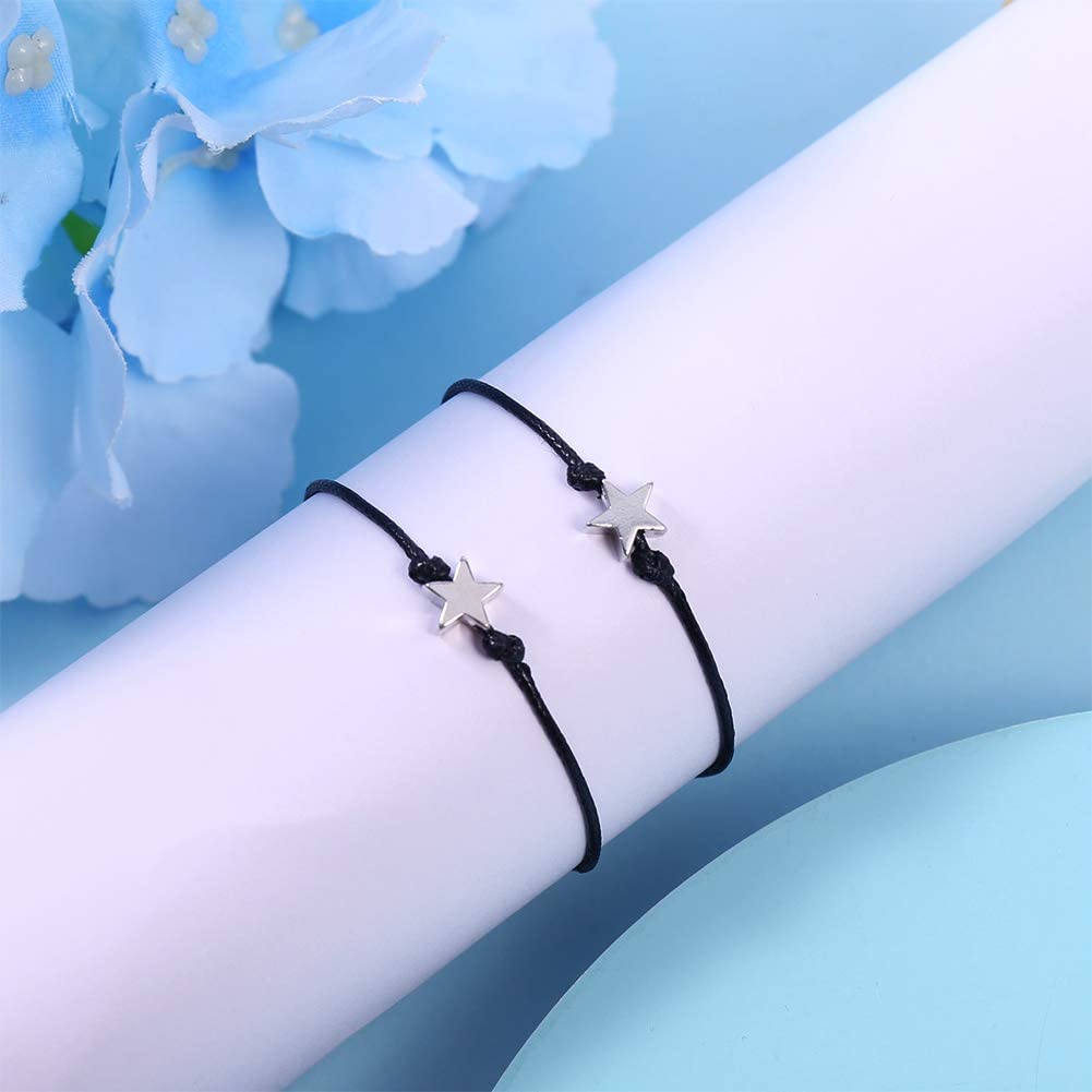 Set 2 Vòng Tay Tình Bạn Màu Hồng Dễ Thương