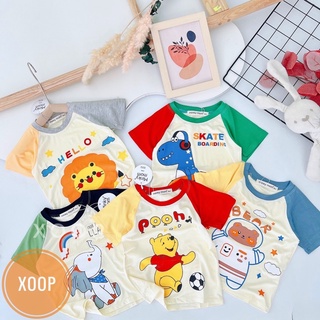 Bộ minky thun lạnh cho bé trai từ 8-18kg