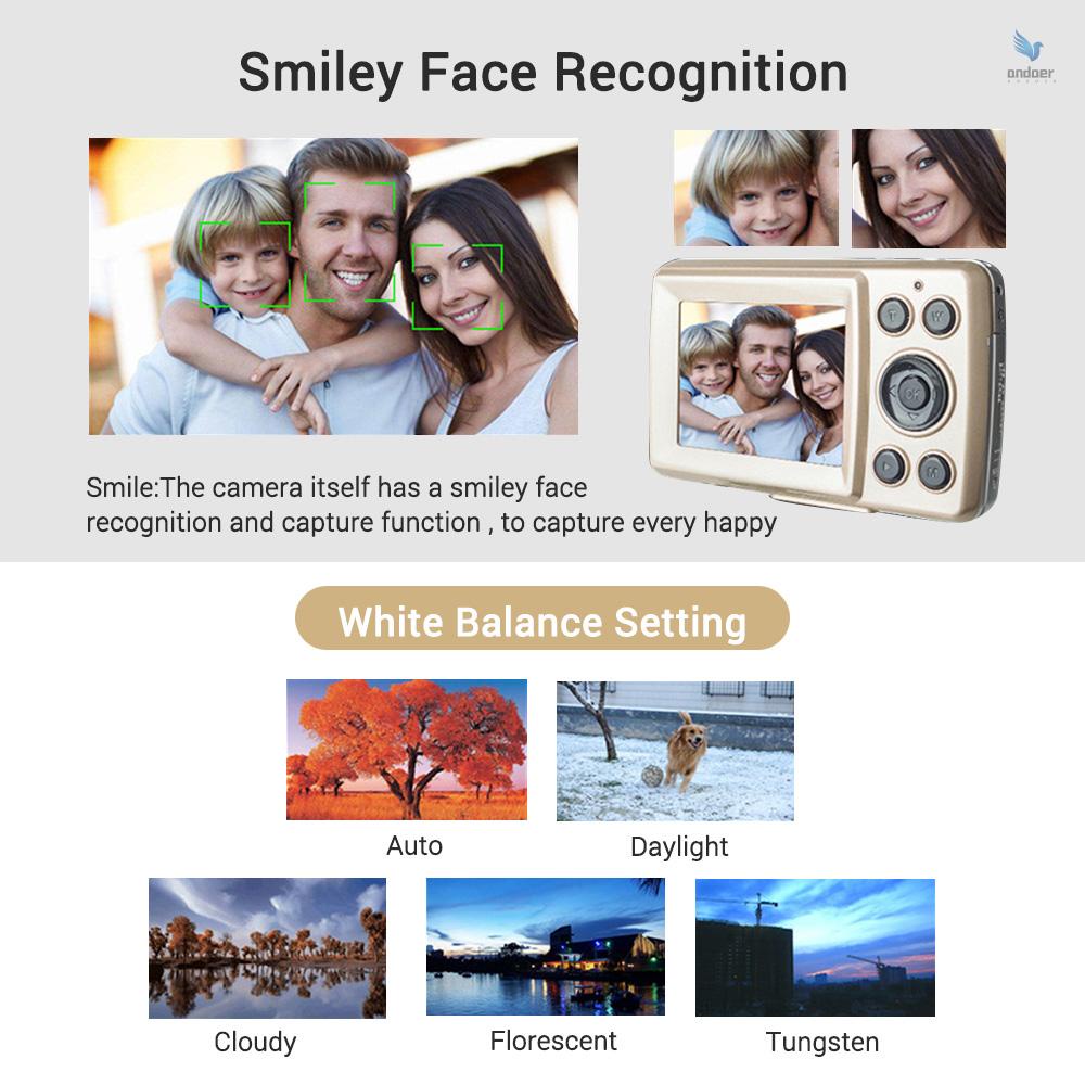 Máy quay phim kỹ thuật số HD 1080P 16MP 4X màn hình 1.77 Inch cho bé
 | BigBuy360 - bigbuy360.vn