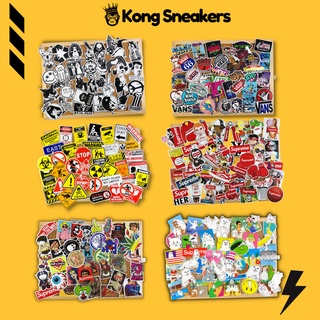 Set 10 Miếng Stickers hình dán cute dán mũ bảo hiểm, trang trí dán sổ tay, dán laptop ,góc học tập.