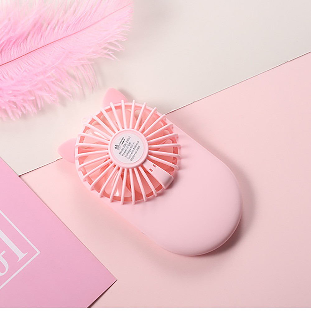 Quạt cầm tay Mini Summer Fan siêu dễ thương với 3 chế độ gió tích hợp pin 800mAh | BigBuy360 - bigbuy360.vn
