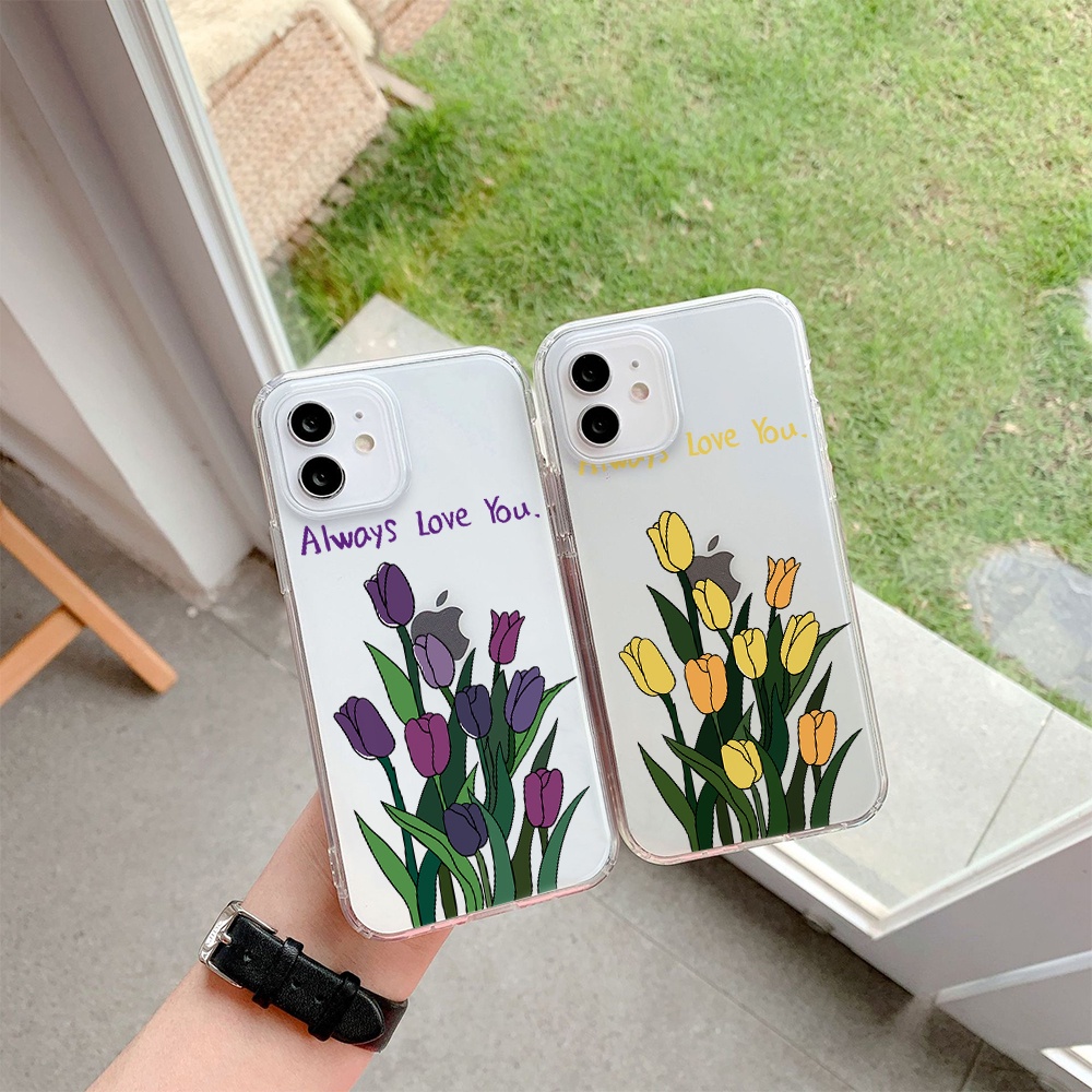 Ốp Điện Thoại Silicon Mềm Trong Suốt Họa Tiết Trái Tim Cho iPhone 11 12 13 Pro max mini XS max x xr 4 5 6 7 8 S PLUS SE 2020