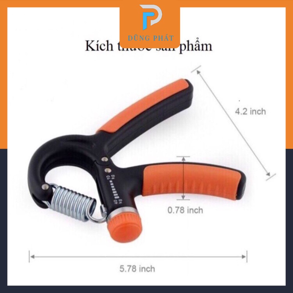 Kìm Bóp Tay Chữ A Có Lò Xo Tăng Chỉnh 10-40kg, Hỗ Trợ Tập Cơ Bàn Tay, Cơ Cẳng Tay, Tập Thể Thao