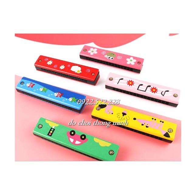 Kèn Harmonica gỗ - đồ chơi âm nhạc cho bé