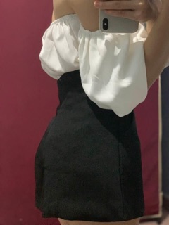 Quần sooc vải cạp cao