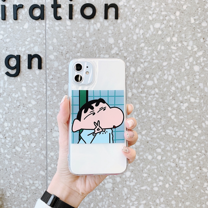 Ốp lưng iphone Ốp điện thoại họa tiết Shin cậu bé bút chì cho IPHONE 11 PRO MAX 6 6S PLUS 7 8 PLUS X XS MAX XR 12 Pro Max 13 Pro Max 13 Mini Dinuo case