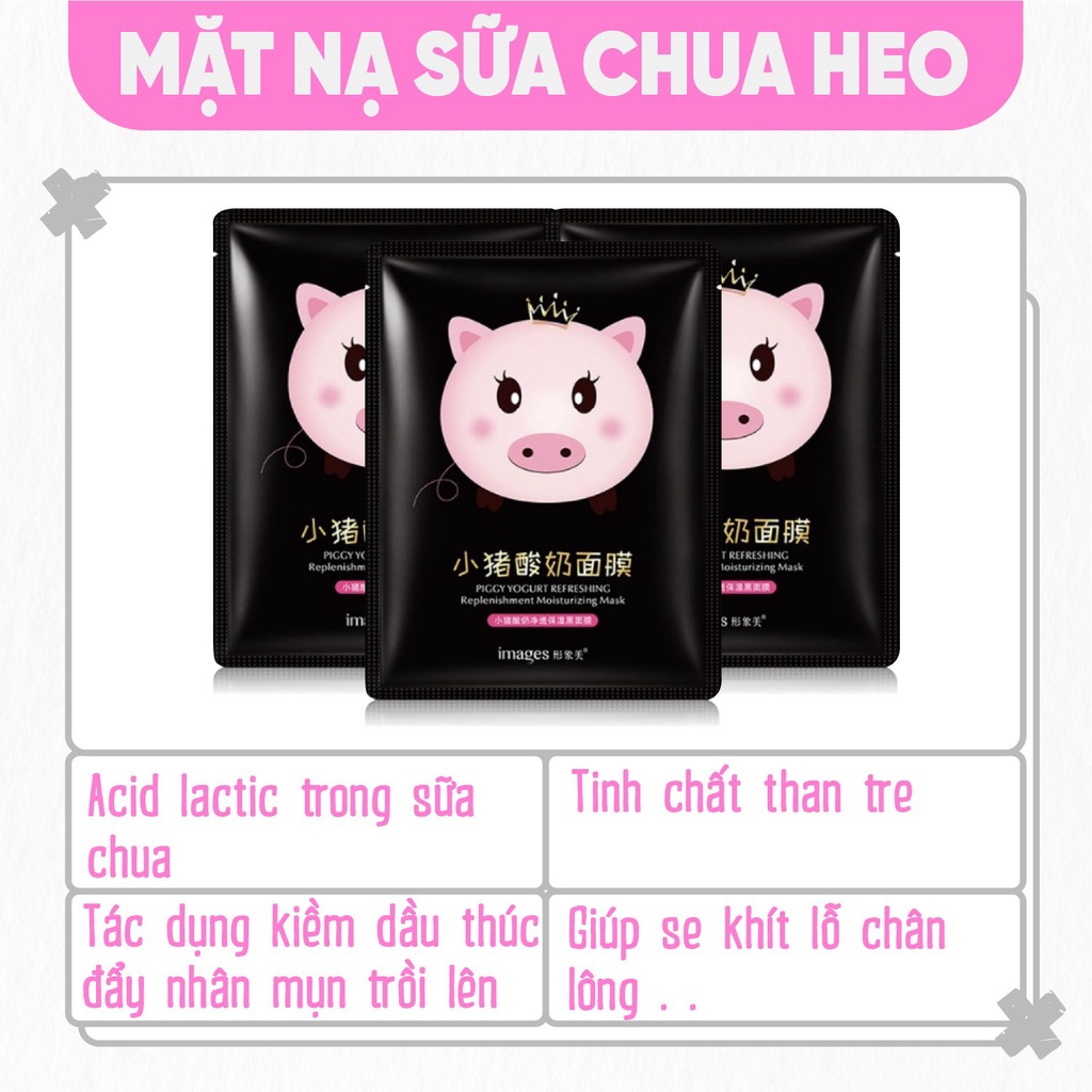MẶT NẠ SỮA CHUA HEO CẢI THIỆN LÀN DA MỤN PHỤC HỒI DƯỠNG TRẮNG HIỆU QUẢ SamBeauty
