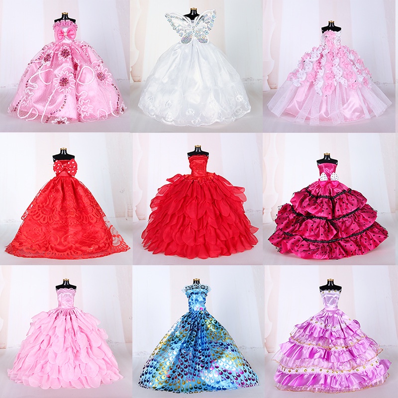 Búp Bê barbie 30cm Mặc Đầm Công Chúa