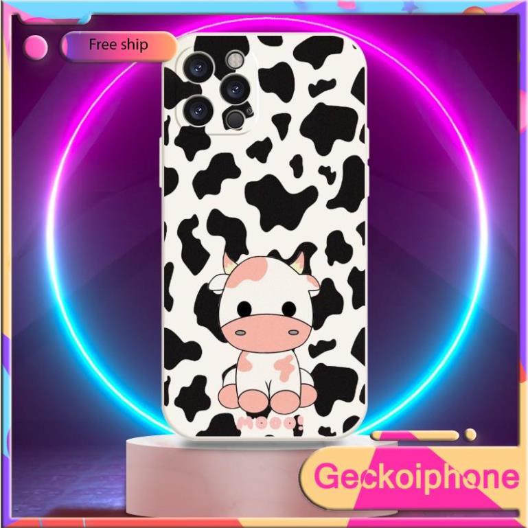 ốp lưng iphone  Từ 6 đến 12 promax Bò Cute  geckoD49