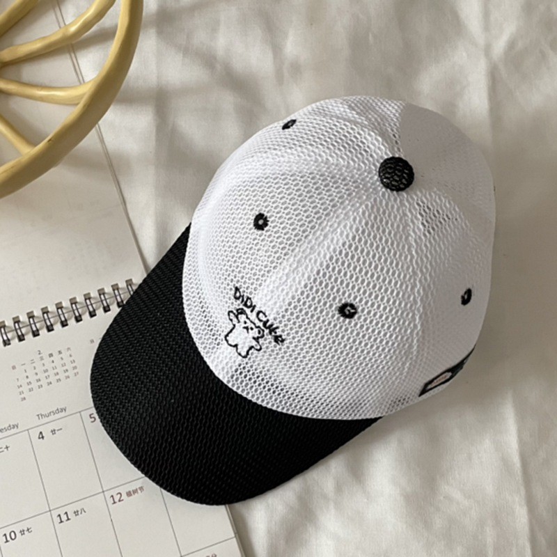 Mũ lưỡi tải họa tiết gấu hoạt hình dễ thương cho trẻ em