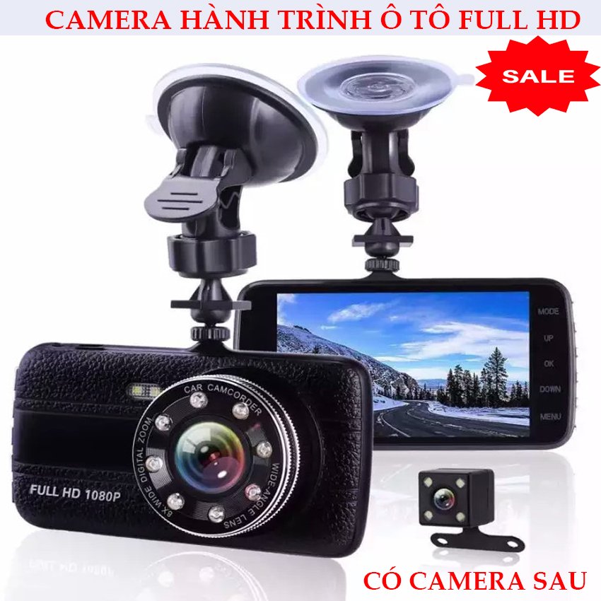 CAMERA HÀNH TRÌNH VIETMAPS X004 - Độ Phân Giải Phía Trước- 1080 P 1920x1080 -Phía Sau-  60fps - Ghi hình cực rõ