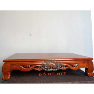 Bàn osin chữ nhật đục trúc bàn cơm bàn trà chân quỳ trúc trang trí nhà cửa gỗ hương