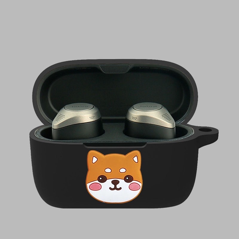 Vỏ Bảo Vệ Hộp Sạc Tai Nghe Jabra Elite 85T Chất Liệu Mềm Màu Trơn Họa Tiết Hoạt Hình