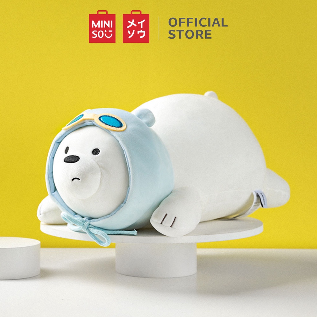 [Mã MINI11FFF giảm 5% đơn 150K] [Mã LIFEHL9 giảm 8% tối đa 100K đơn 250K] We Bare Bears x Miniso Búp bê tư thế nằm sấp