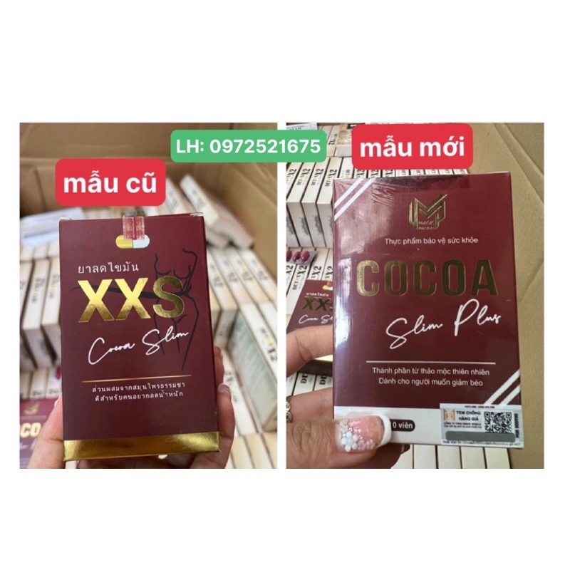 giảm cân xxs cocoa slim bán lẻ