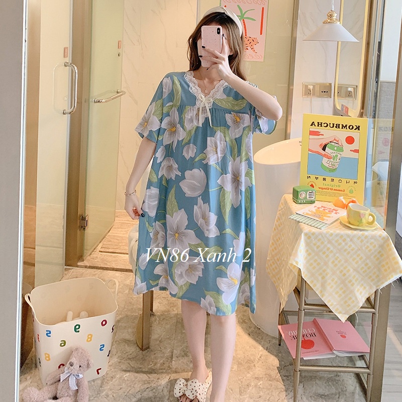 VÁY LANH SĂN Hàng Giao Luôn MẶC NHÀ ĐẦM MẶC NHÀ VN86