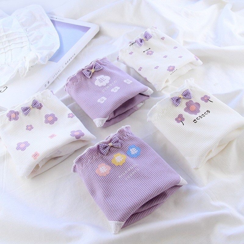 (Có chọn màu) Quần lót nữ cotton thun dễ thương thoáng mát LAVENDER - Bae Lingerie | BigBuy360 - bigbuy360.vn