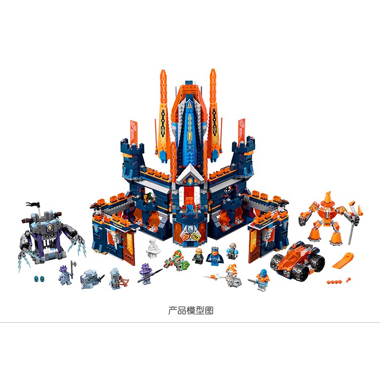 Đồ chơi lắp ráp xếp hình Non lego Nexo Knights lâu đài hiệp sĩ Knighton Castle Bela 10706.