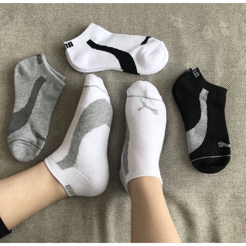 Tất vớ thể thao nam nữ Puma cổ ngắn hàng xuất Nhật (phù hợp chơi thể thao, tập gym, đá bóng) - Suki Shop
