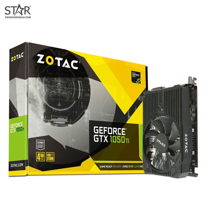 VGA Zotac GTX 1050Ti Mini 4G GDDR5 (ZT-P10510A-10L)