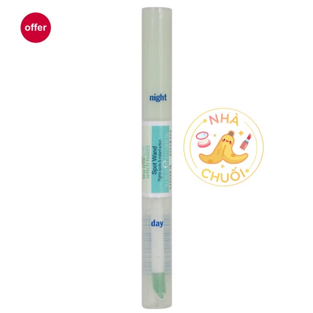 Gel chấm mụn Boots Tea Tree &amp; Witch Hazel Spot Wand 3.5ml x 2 (BILL UK)