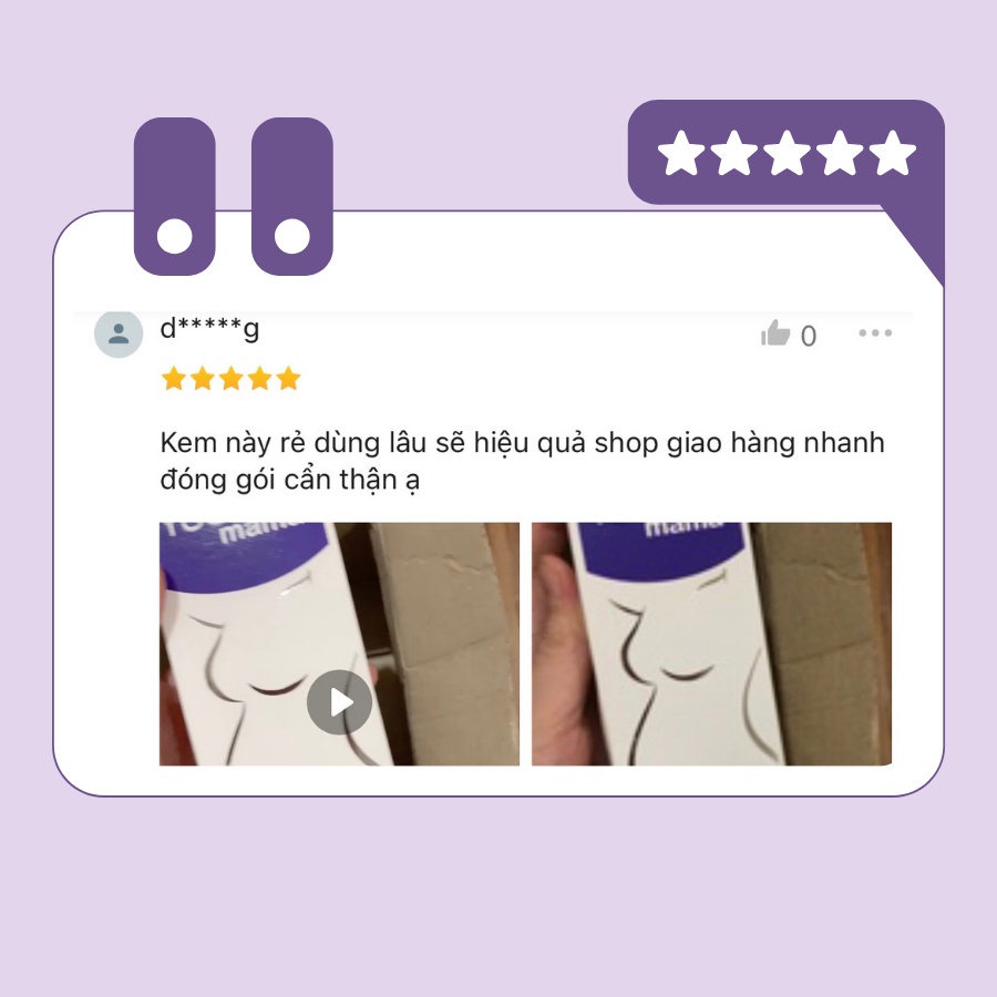 Kem rạn da YOOSUN Mama chống rạn da bụng đùi mông cho bà bầu trước sinh sau sinh chống chảy xệ săn chắc da