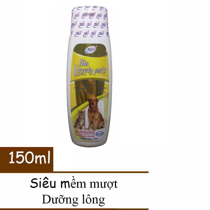 Sữa Tắm Mượt Lông Khử Mùi Hôi Bio Lovely Pet (150ml)