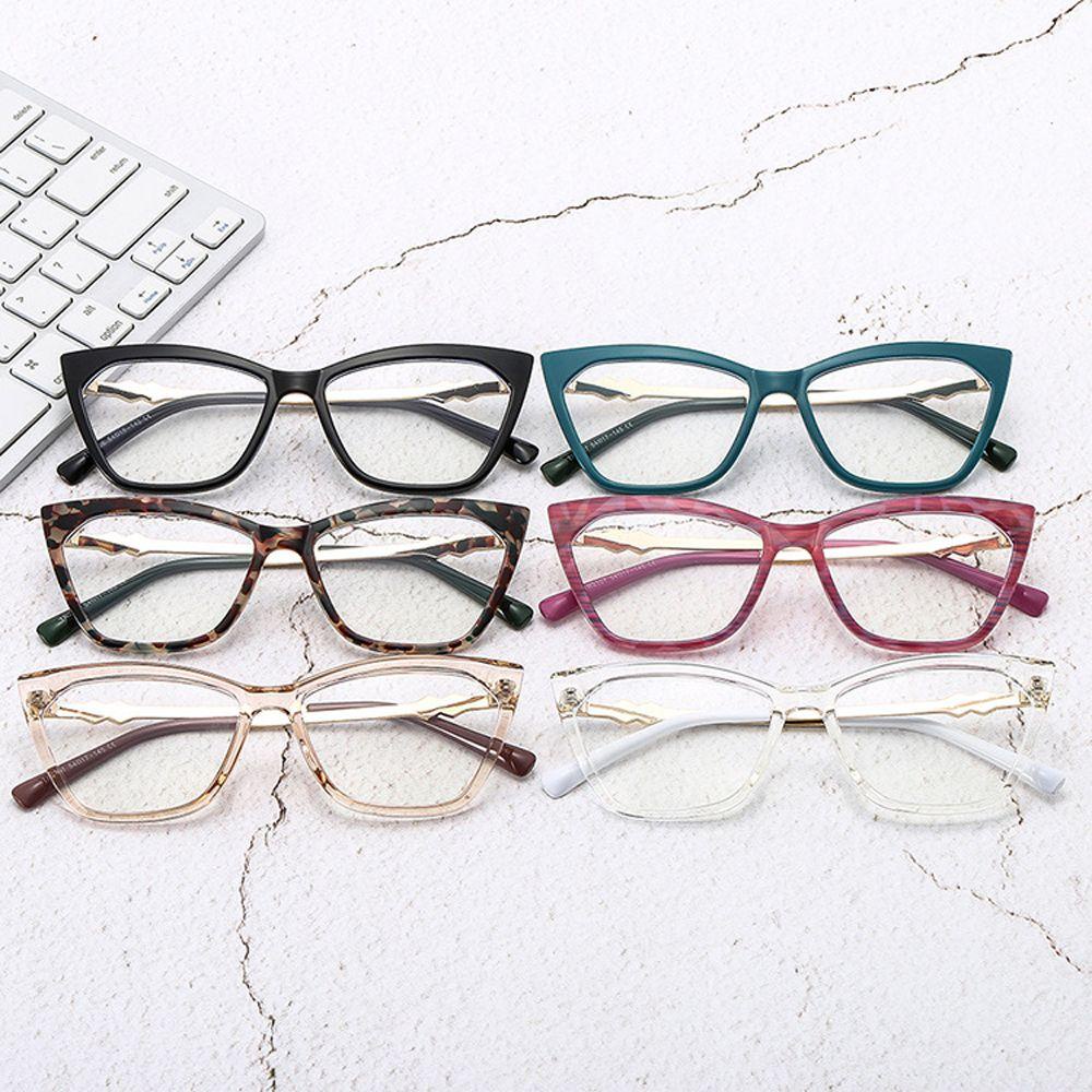 Mắt Kính Chống Bức Xạ Màu Sắc Thời Trang Vintage Dành Cho Nữ