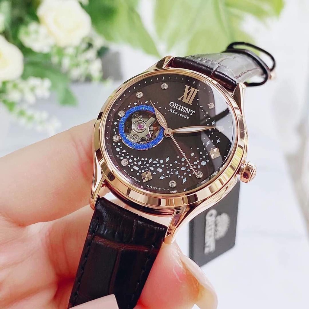 Đồng hồ nữ chính hãng Orient RA-AG0017Y10B - Máy Automatic - Kính Sapphire - Dây da