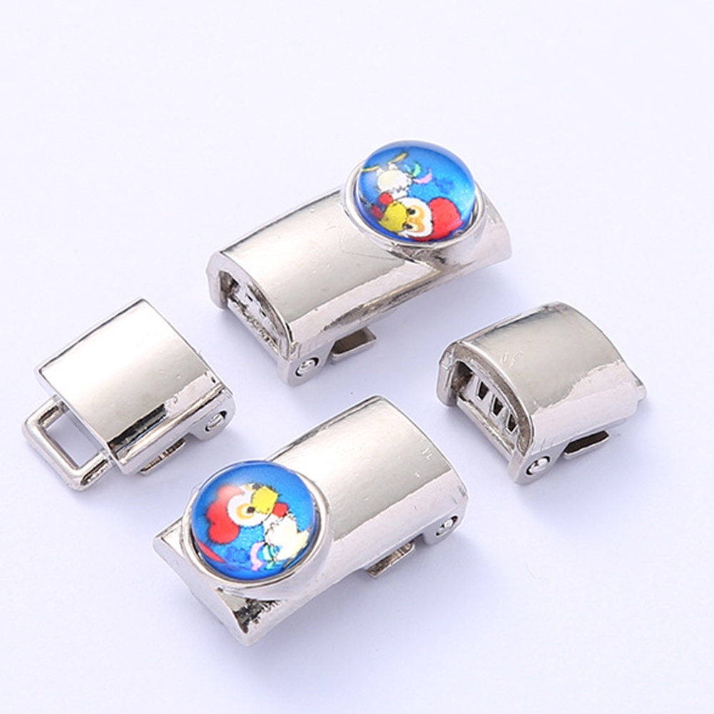 Set 2 Phụ Kiện Khóa Giày Hình Chú Heo Hoạt Hình Đơn Giản Dễ Thương