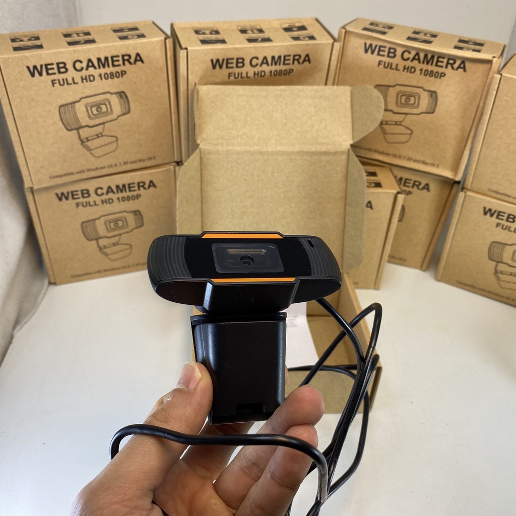 Webcam tích hợp microphone cho chất lượng âm thanh khớp hình ảnh fullHD 1080P new | BigBuy360 - bigbuy360.vn