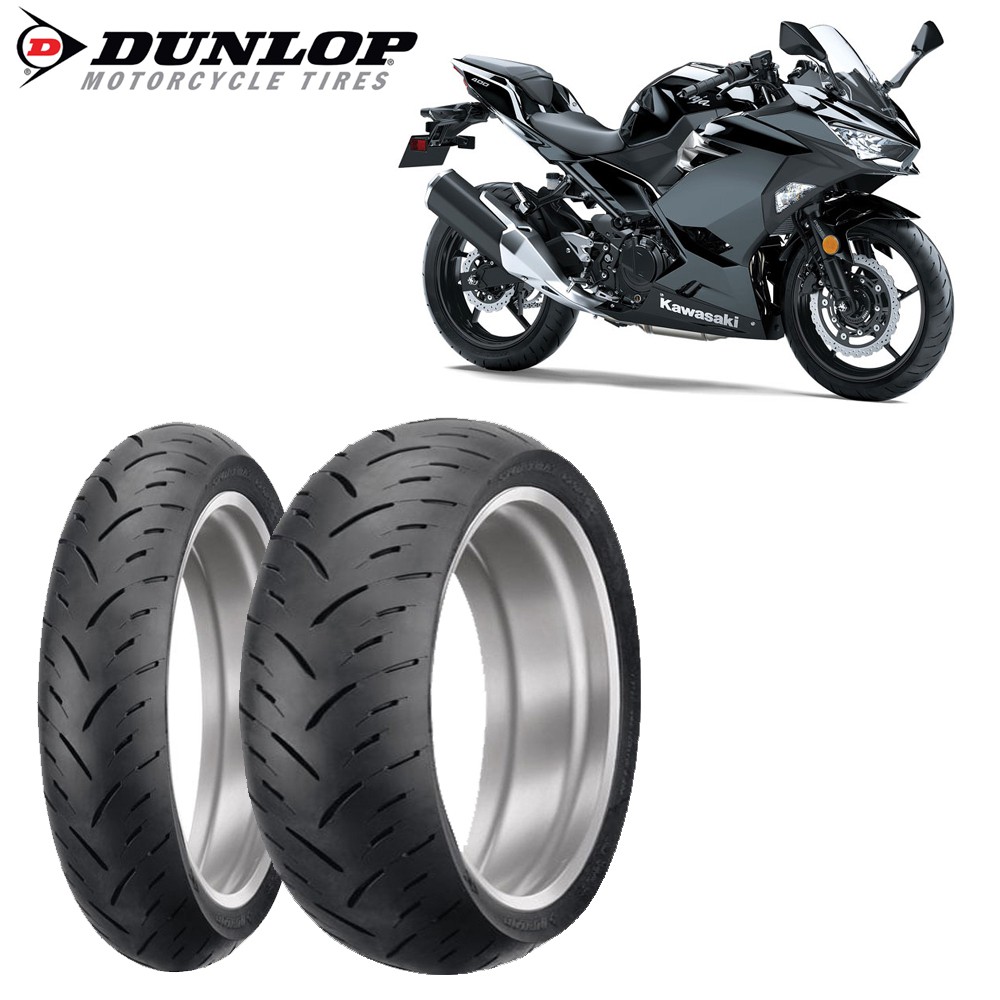 Lốp xe Kawasaki Ninja 400 Dunlop GPR300 trước 110/70-17 hoặc sau 150/60-17 Thái Lan