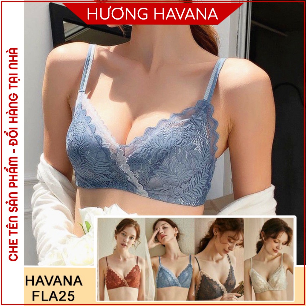 Áo ngực ren đệm dày cao cấp, áo lót nữ gợi cảm HAVANA FLA25 | BigBuy360 - bigbuy360.vn
