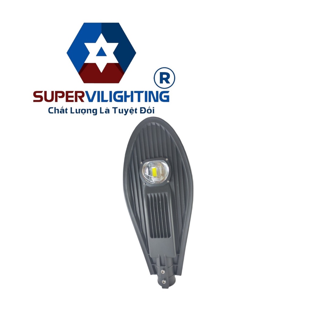 Đèn Đường lá, SuperVilighting, MS ĐL-50-200W, Ánh sáng 3000-6500k, Lấy sáng đường, ngõ, khu đô thị, Bảo hành 24 tháng