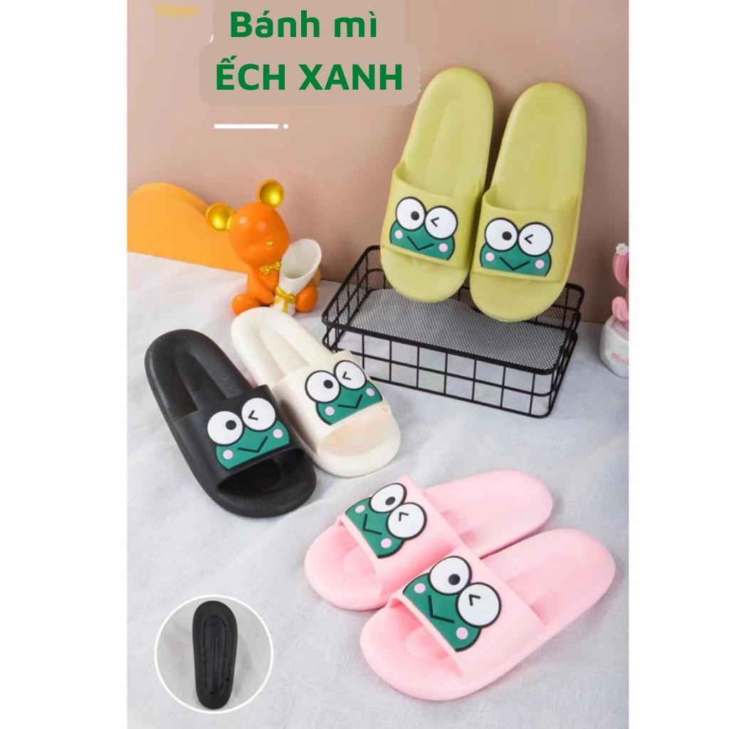 Dép quai ngang bánh mì ếch xanh FROG cực mềm và êm