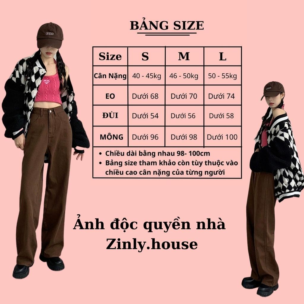 Quần Ống Rộng Kaki Nâu Siêu Hot