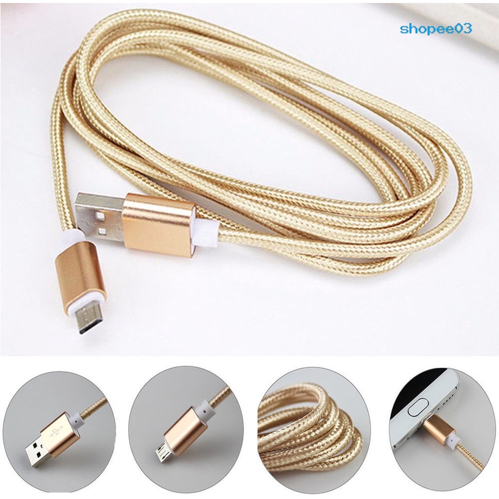 Dây cáp sạc và truyền dữ liệu nhanh 1/ 2/ 3M Micro USB cho Samsung Android