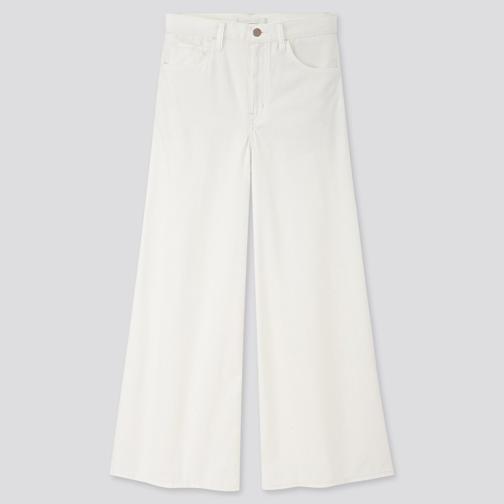 Quần bò nữ denim ống rộng thời trang, năng động của UNIQLO - Nhật Bản