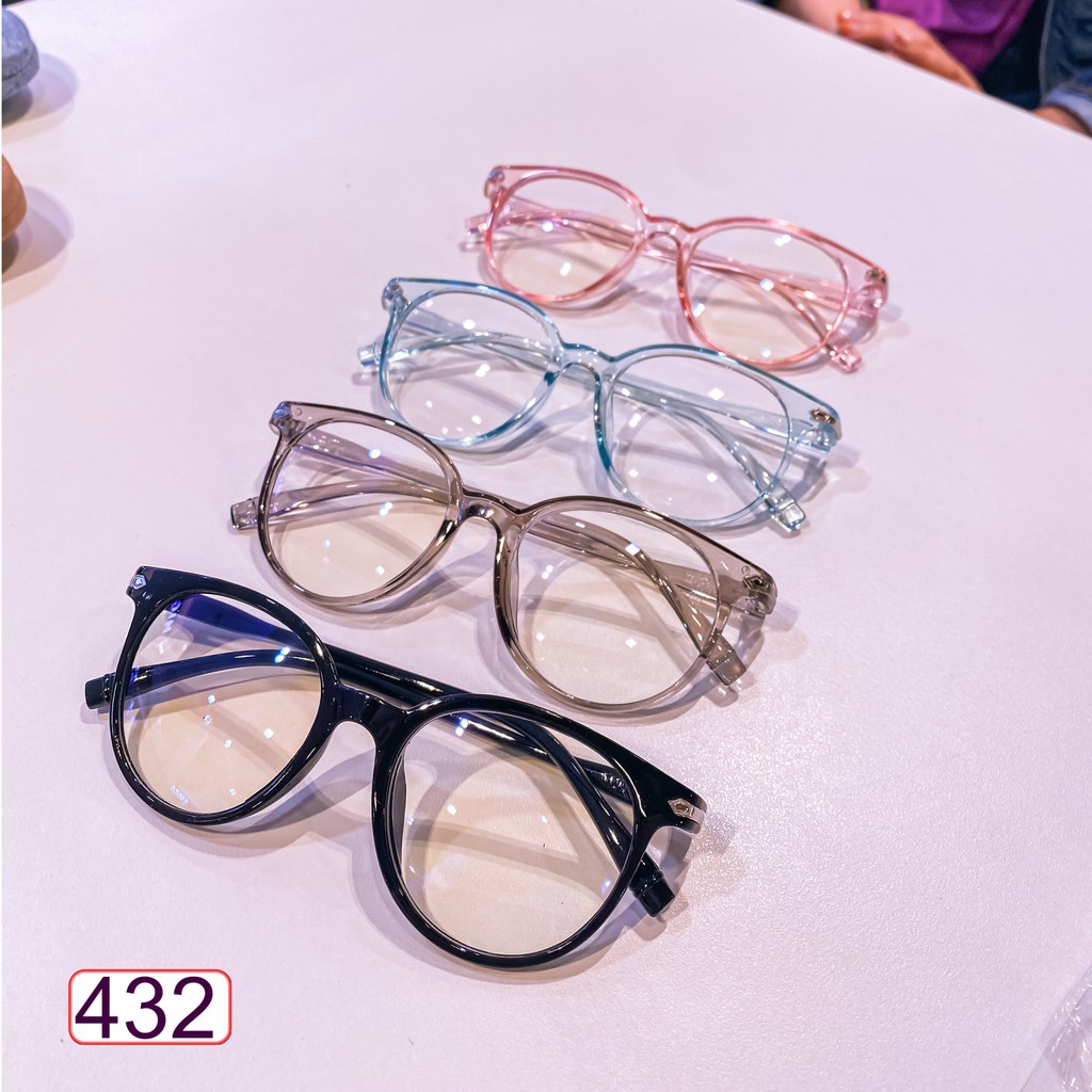 MẮT KÍNH GIẢ CẬN FORM TRÒN MŨI 432 TÊN SIÊU DỄ THƯƠNG