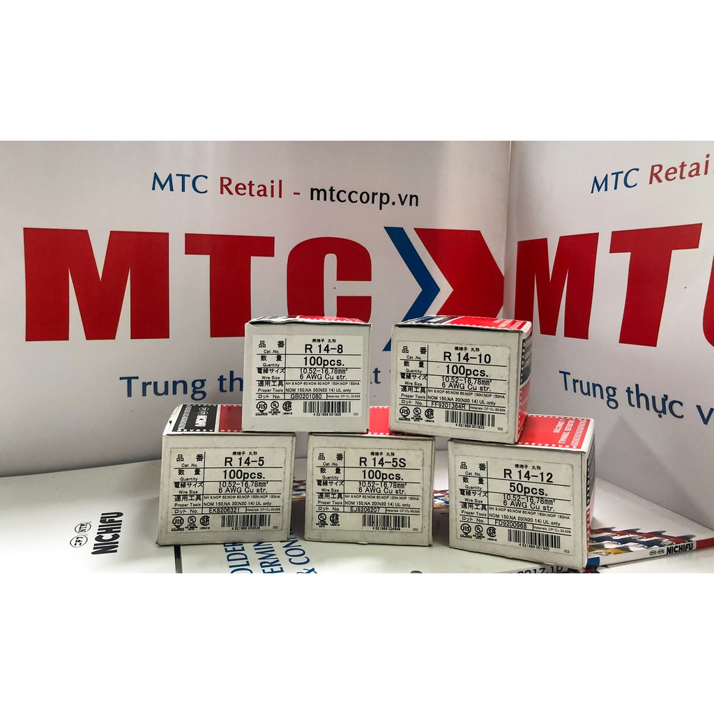 Đầu Cosse tròn NICHIFU R14 – set 10 cái