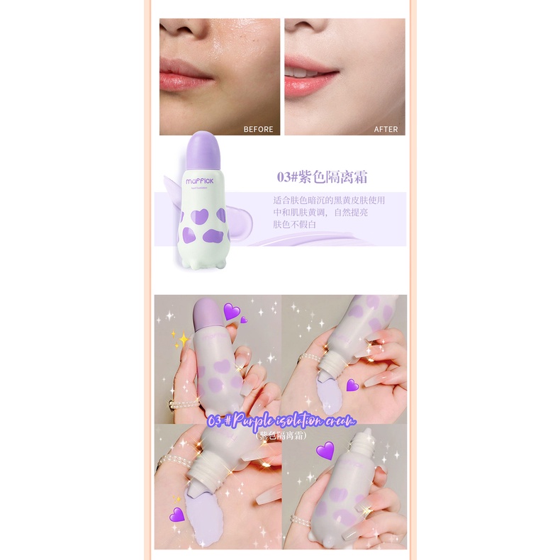 [Hàng mới về] Kem che khuyết điểm lót da tạo lớp nền mỏng nhẹ và tự nhiên dưỡng ẩm lâu trôi | BigBuy360 - bigbuy360.vn