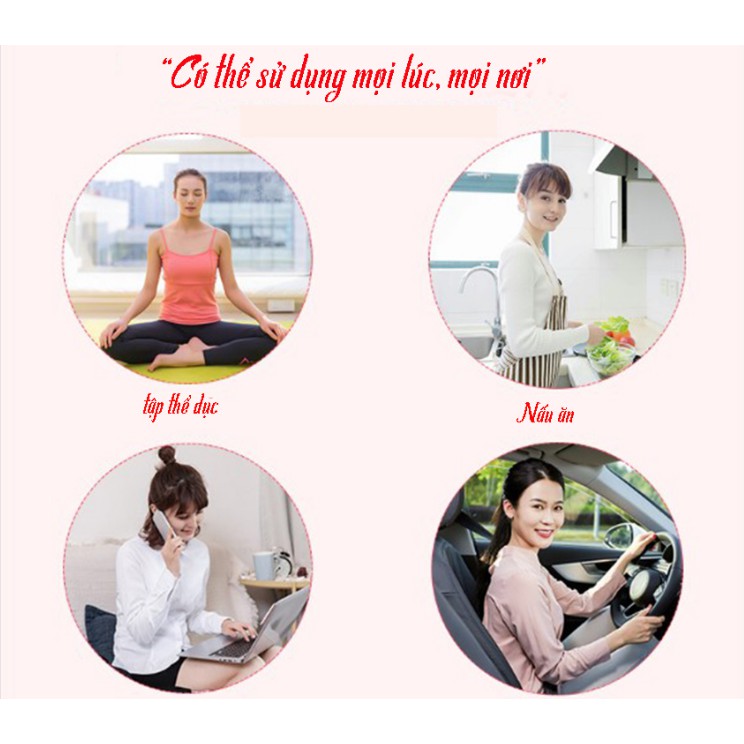 Đai chườm nóng❤️Freeship❤️3 chế độ làm nóng và rung giảm đau bụng kinh,đau tử cung sau sinh .hỗ trợ giảm béo.tuanen09