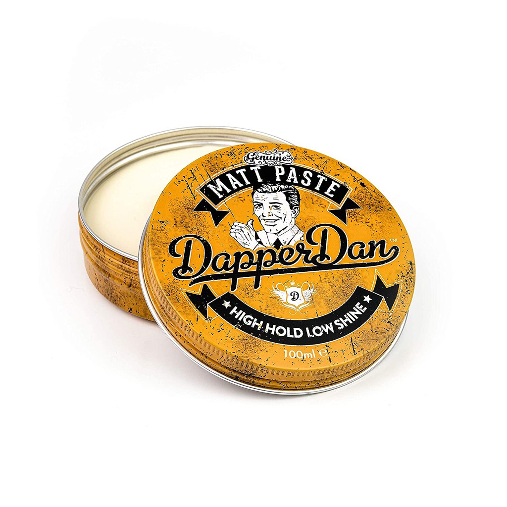 Sáp vuốt tóc Dapper Dan Matt Paste, High Hold, Low Shine, Kiểu tóc nào cũng cân