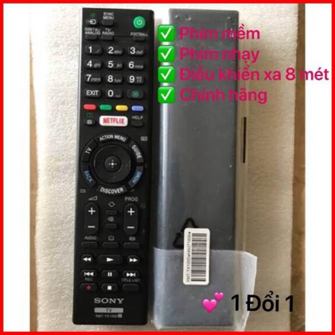 Điều khiển Ti Vi Sony 4K RMT- TX100D thay thế RMT- TX201p và TX100p và dùng tất cả tv Sony